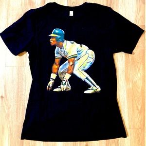 Vintage style Rickey Henderson Oakland A’s slim-fit T-shirt M med